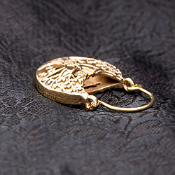 インドの伝統　ぷっくりピアス　生命の樹 - サブ3