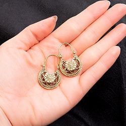 インドの伝統　ぷっくりピアス　メヘンディ - サブ4