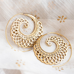 インドのトラディショナルぐるぐるピアス - サブ2