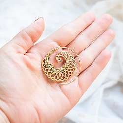 インドのトラディショナルぐるぐるピアス - サブ5