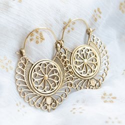 インドのゴールデン　サハスラブジャのピアス