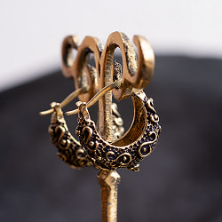 インドの伝統　レトロボートピアス - サブ2