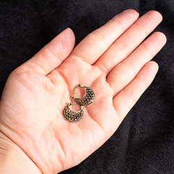 インドの伝統　ころんとバッグピアス - サブ5