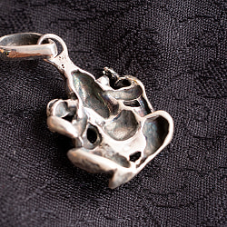 シルバー　ガネーシャのペンダント【紐付】 - サブ3