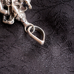 シルバー　ガネーシャのペンダント【紐付】 - サブ4