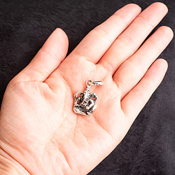 シルバー　ガネーシャのペンダント【紐付】 - サブ5