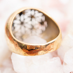 生命の花　ぷっくりゴールドリング - 小- - サブ3