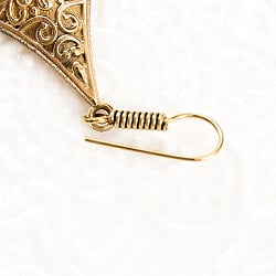 インドの伝統　天然石のしずくピアス - サブ5