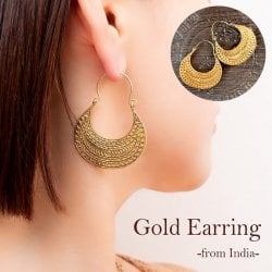 インドの伝統　ゴールドピアス　トラディショナル