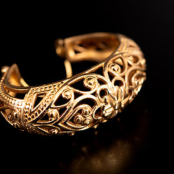 インドの伝統　ゴールドピアス　ゴンドラ - サブ2