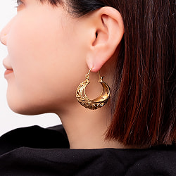 インドの伝統　ゴールドピアス　ゴンドラ - サブ5