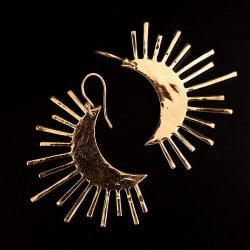 インドの伝統　ゴールドピアス　プラカーシュ