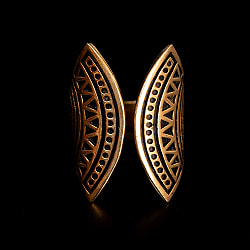 【安心のフリーサイズ】古代ロマンを感じるゴールドリング - サブ2