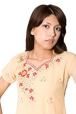 [ショール欠品]パンジャービードレス2点セット KIDS 140cm - サブ3