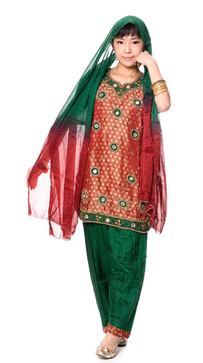 Punjabi dress 3点セット シャルワールカミーズ