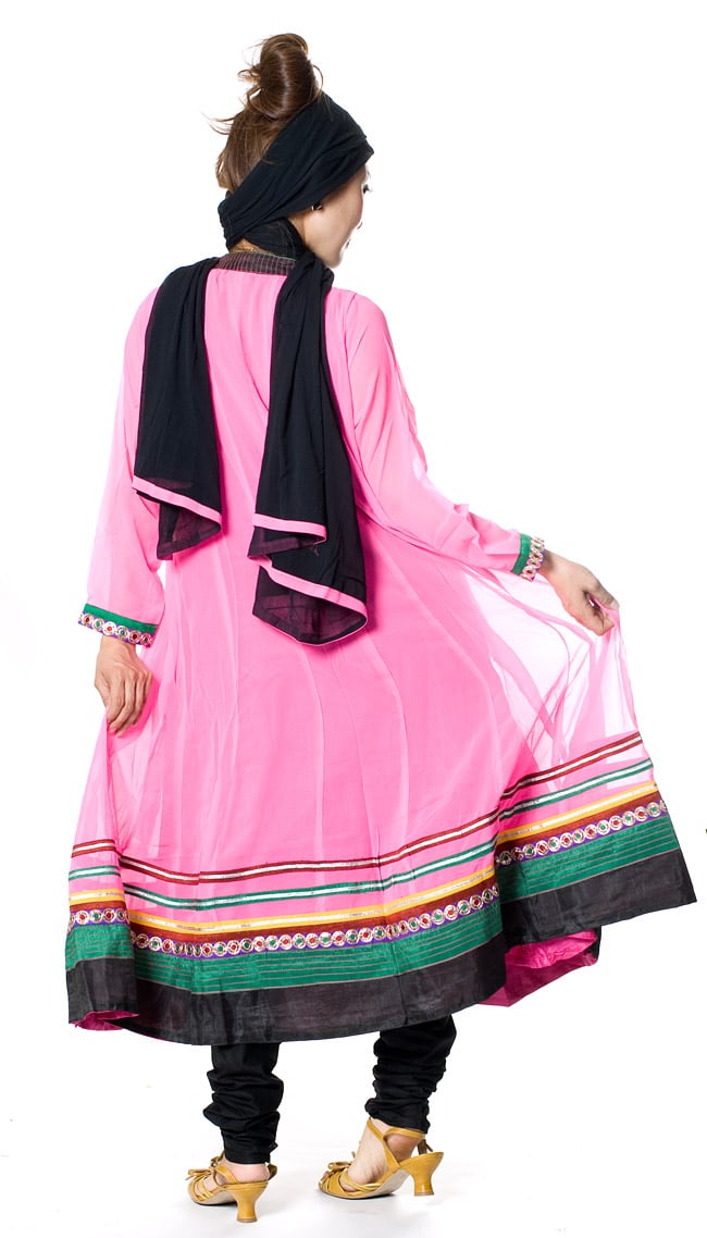 パンジャビ・ドレス3点セット - ピンク の通販[送料無料] - TIRAKITA.COM