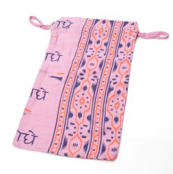 インドのラムナミポーチ - ピンク系の商品写真