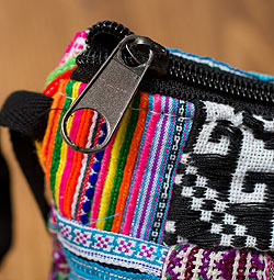 モン族のサブバッグ&小物入れ[幅:約22cm パッチワーク] - サブ4