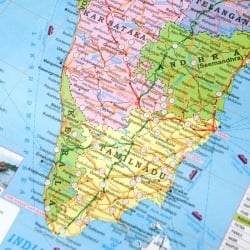 インド全土地図 - インドの教育ポスター - サブ2