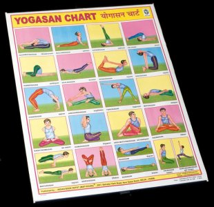 ヨガの体位 - 教育ポスター