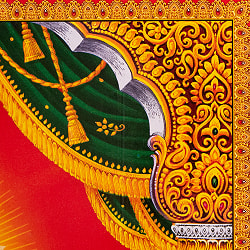 〔約66cm×約47cm〕インドのヒンドゥー神様ポスター - ハヌマーン - サブ4