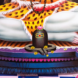 〔約63.5cm×約45.5cm〕インドのヒンドゥー神様ポスター - シヴァ - サブ3