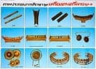 タイの楽器 - タイの教育ポスターの商品写真