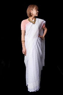 レース地の　ホワイトサリー - サブ2