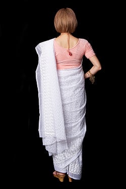 レース地の　ホワイトサリー - サブ4