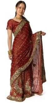 婚礼用ゴージャスサリー 3点セット -