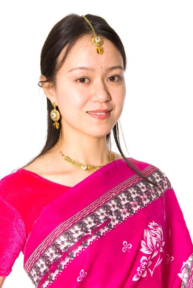 インドサリー巻きスカート】﻿ ﻿ ﻿ インドサリーをリメイクした