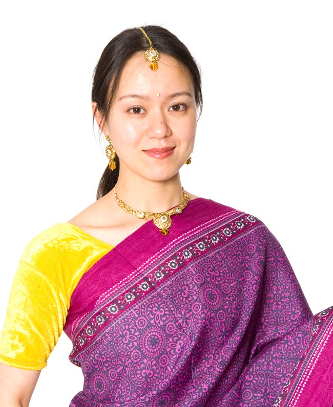 インドサリー【ペイズリー模様】 紫系 の通販 - TIRAKITA.COM