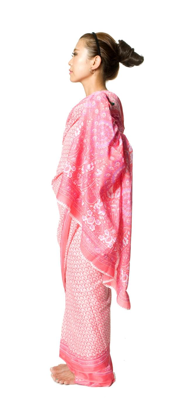 インドサリー【花柄】 ピンク の通販 - TIRAKITA.COM インドサリー【花柄】 ピンク の通販 - TIRAKITA.COM