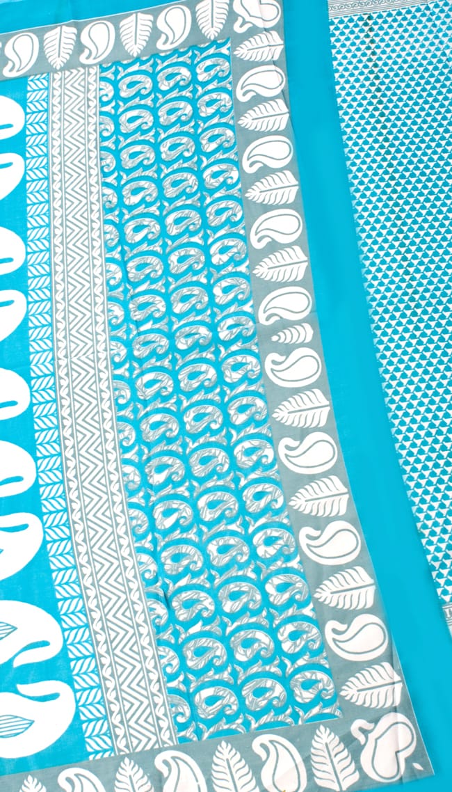 インドサリー【ペイズリー】 全4色 10 - 選択項目のDになります。こちらのお色をご希望の場合は、選択項目よりお選び下さい。