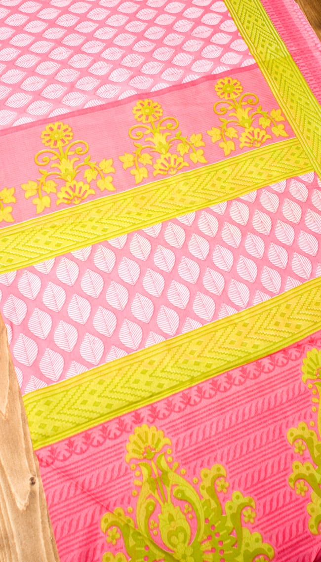 インドサリー【ペイズリー】 全4色 7 - 選択項目のAになります。こちらのお色をご希望の場合は、選択項目よりお選び下さい。