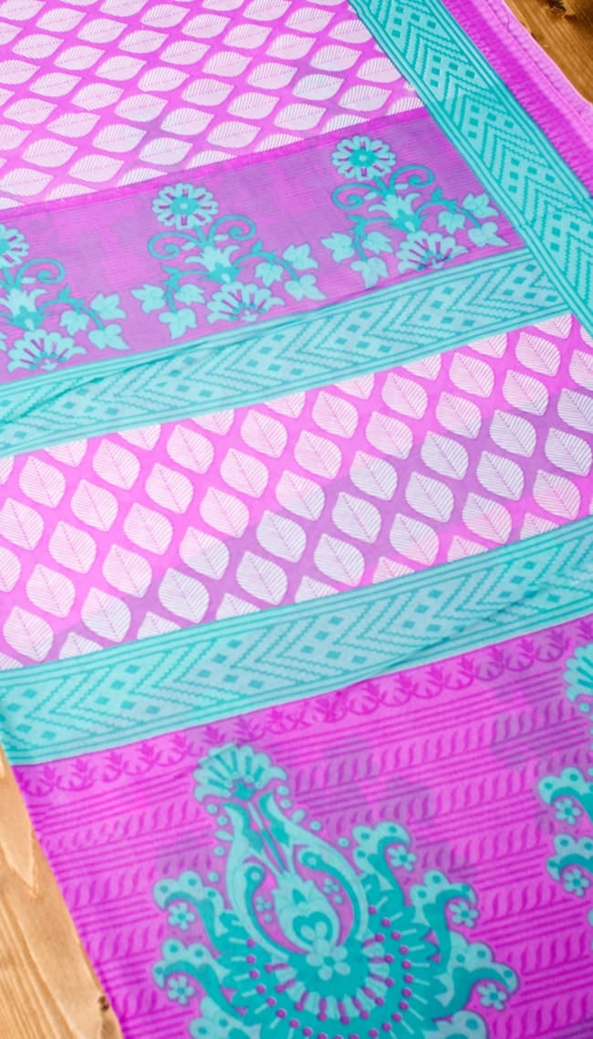 インドサリー【ペイズリー】 全4色 8 - 選択項目のBになります。こちらのお色をご希望の場合は、選択項目よりお選び下さい。