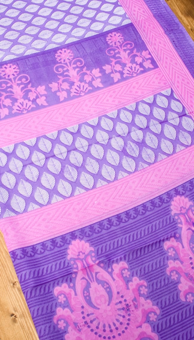 インドサリー【ペイズリー】 全4色 9 - 選択項目のCになります。こちらのお色をご希望の場合は、選択項目よりお選び下さい。