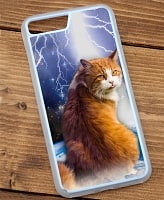 宇宙猫スマホケース - 降臨【ティラキタオリジナルiPhone7 Plusケース】の商品写真