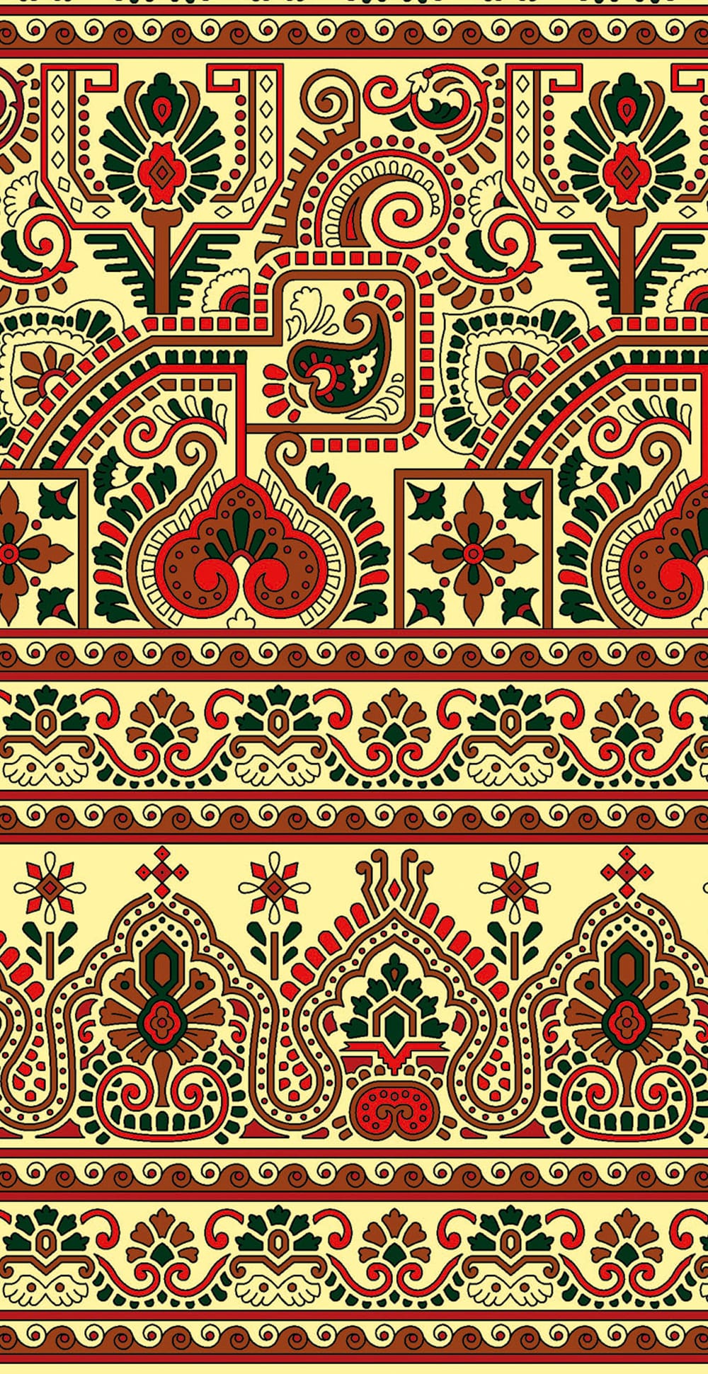 インドの伝統模様 黄色 ティラキタオリジナルiphone7 7s 8ケース の通販 Tirakita Com