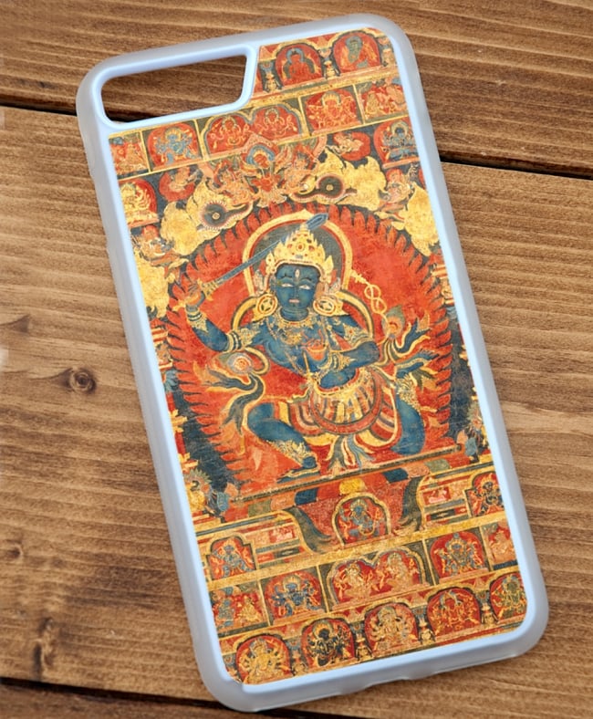不動明王 アチャラ・ナータ【ティラキタオリジナルiPhone7 Plusケース】 3 - 半透明のTPUケースではこのような感じになります。