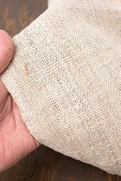 ［手芸用］ワイルドヘンプの手織り布地 - サブ4