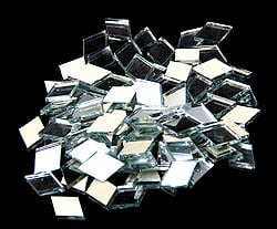 【およそ50枚入り】ひし形鏡セット 【約8×13mm】 - サブ2