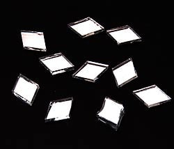 【およそ50枚入り】ひし形鏡セット 【約8×13mm】 - サブ3