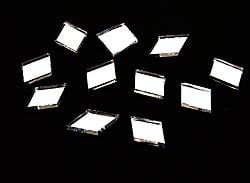 【およそ50枚入り】ひし形鏡セット 【約10×15mm】 - サブ3