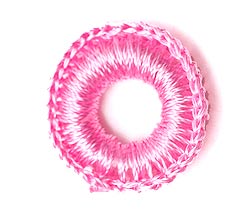 【10個セット】インドの丸鏡カバー 20mm - ピンク - サブ2