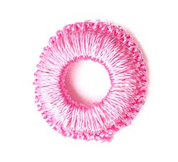 【10個セット】インドの丸鏡カバー 20mm - ピンク - サブ3