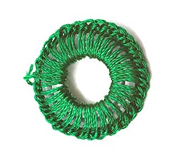 【10個セット】インドの丸鏡カバー 20mm - 緑 - サブ3