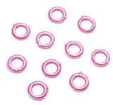 【10個セット】インドの丸鏡カバー 25mm - ピンクの商品写真