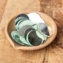 【およそ50枚入り】丸型鏡セット【20mm】