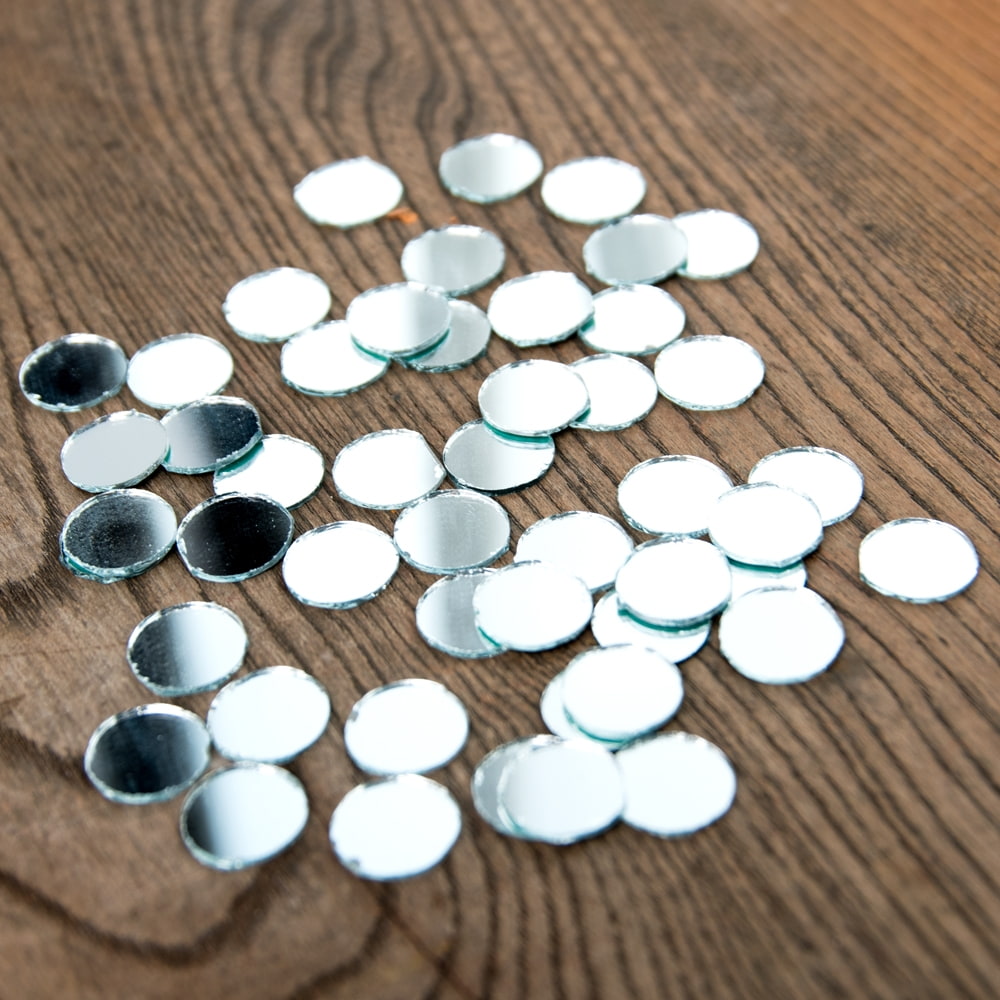 【およそ50枚入り】丸型鏡セット 直径約12mm - サブ2